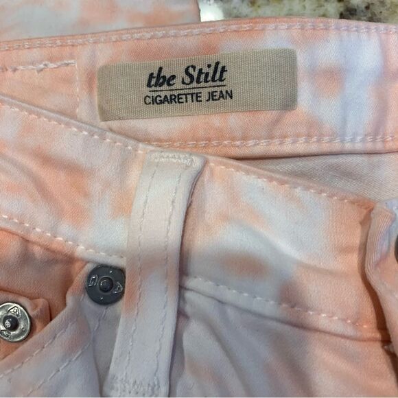 Adriano Goldschmied  the stilt cigarette tie dye jean Size 25 - Picture 8 of 11